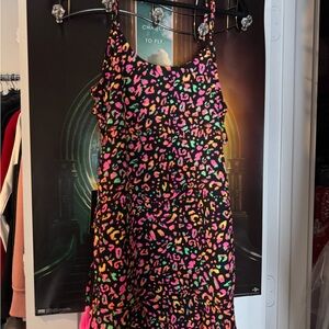 Colorful Leopard Print Dress